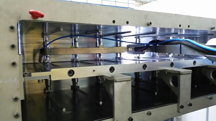 A TIG welding robot positioned in a full-size ITER test-blanket-module mock-up.